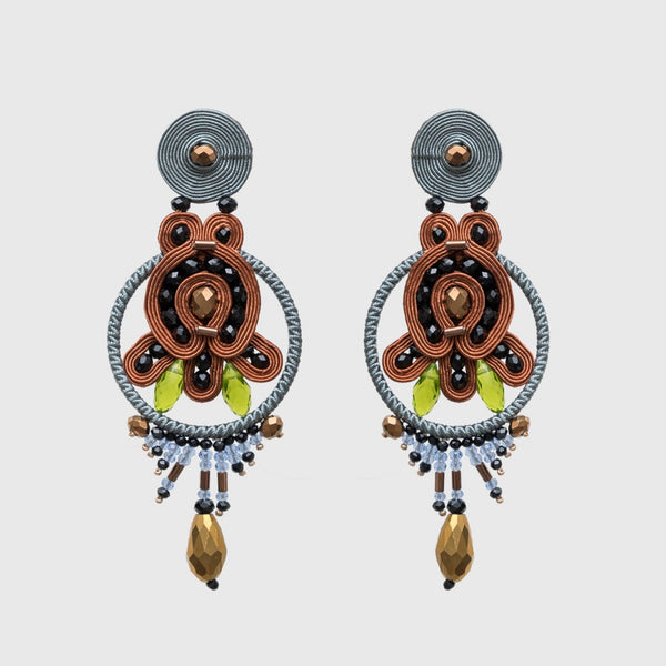 Pendientes Saint-Honoré Choco